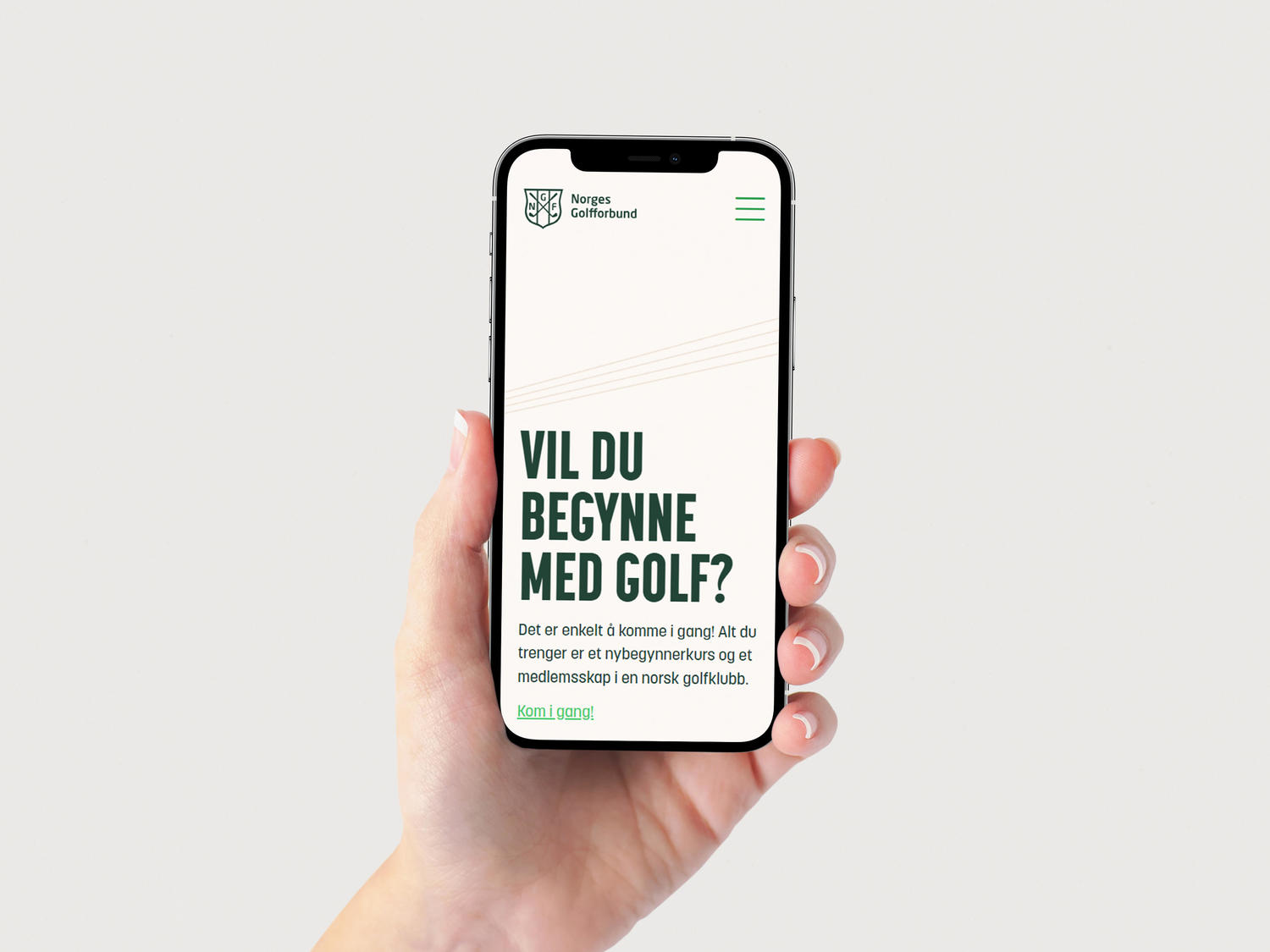 Prøv golf!